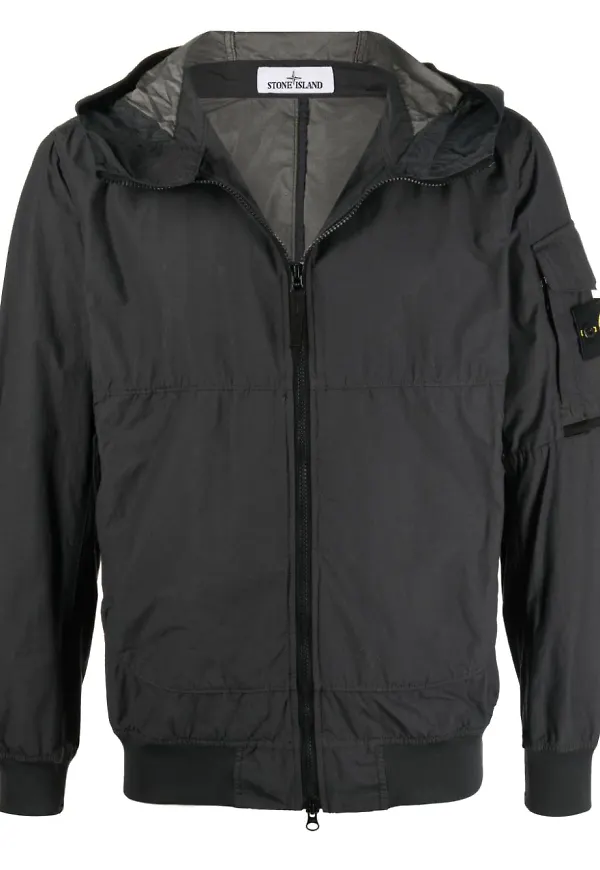 Stone Island jacka med kompassmärke - Grå