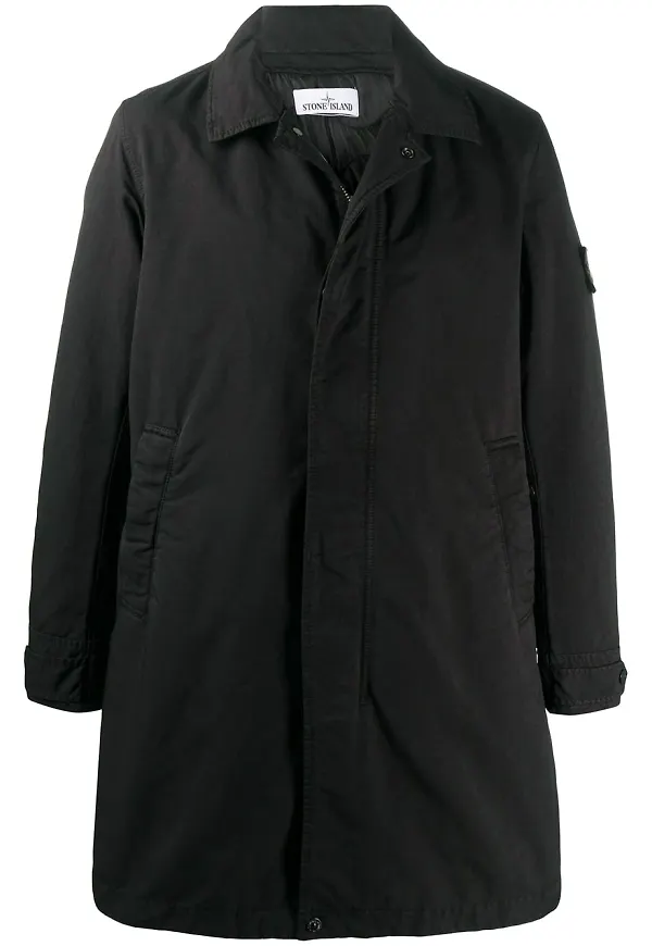 Stone Island jacka med krage - Svart