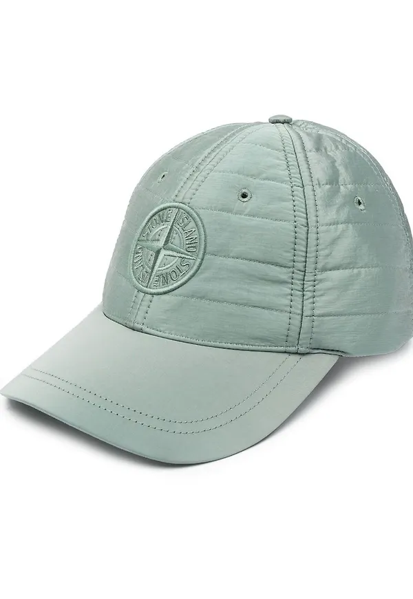 Stone Island keps med broderad logotyp - Grön