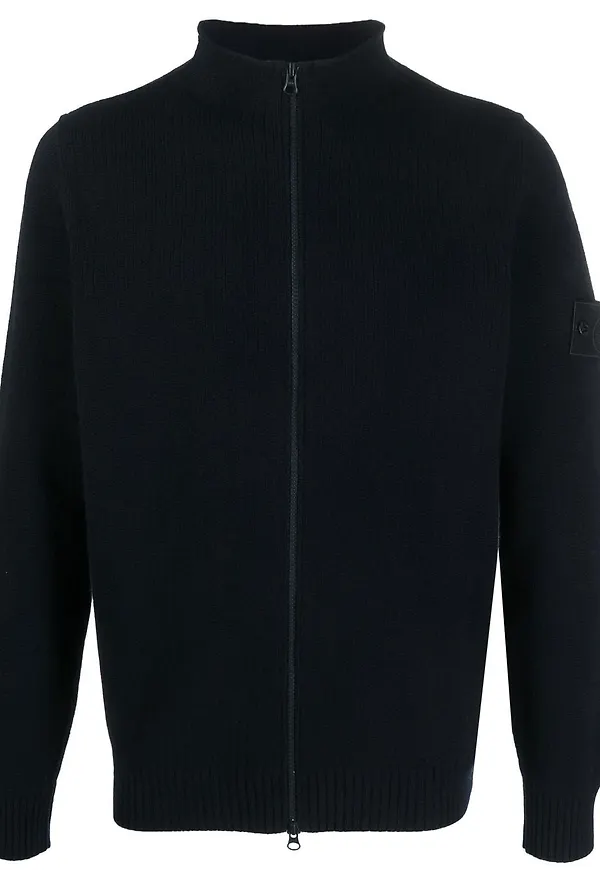 Stone Island kofta med dragkedja - Blå