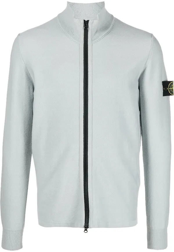Stone Island kofta med dragkedja - Blå