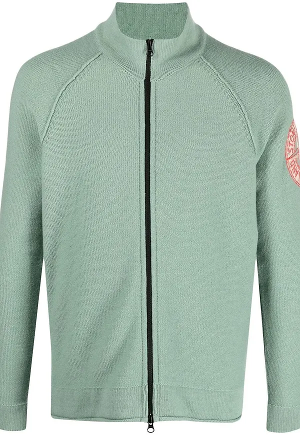 Stone Island kofta med kompass - Grön