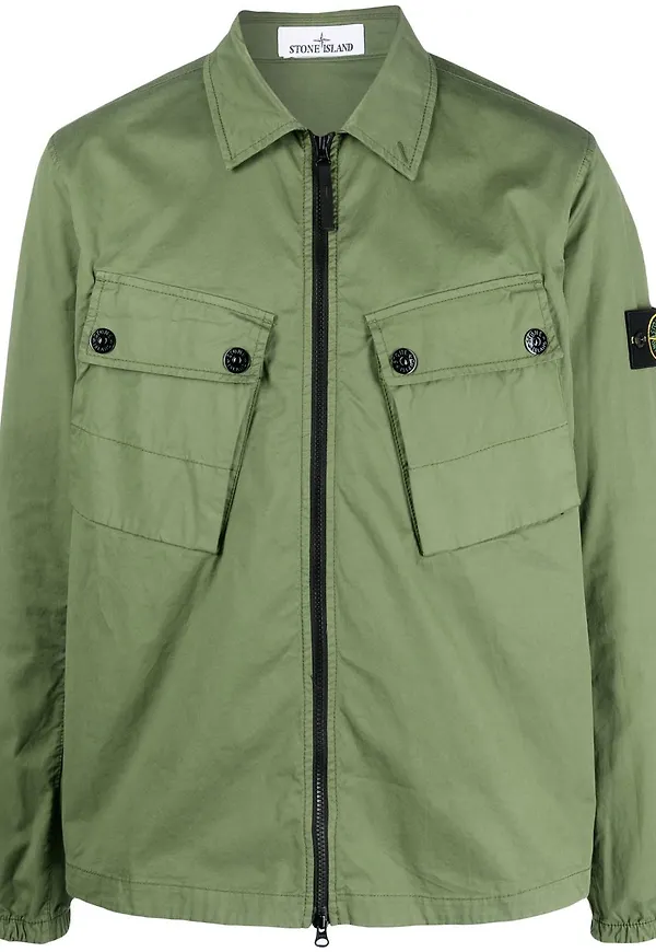 Stone Island långärmad t-shirt - Grön