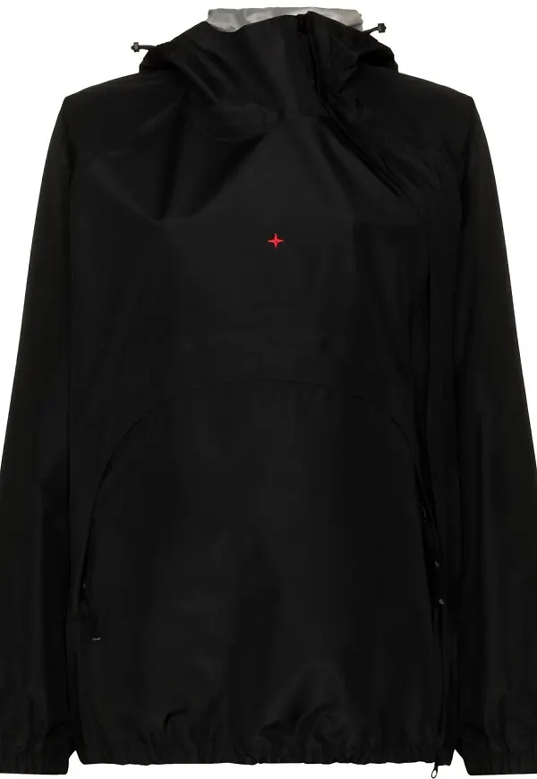 Stone Island Marina vindjacka med huva - Svart
