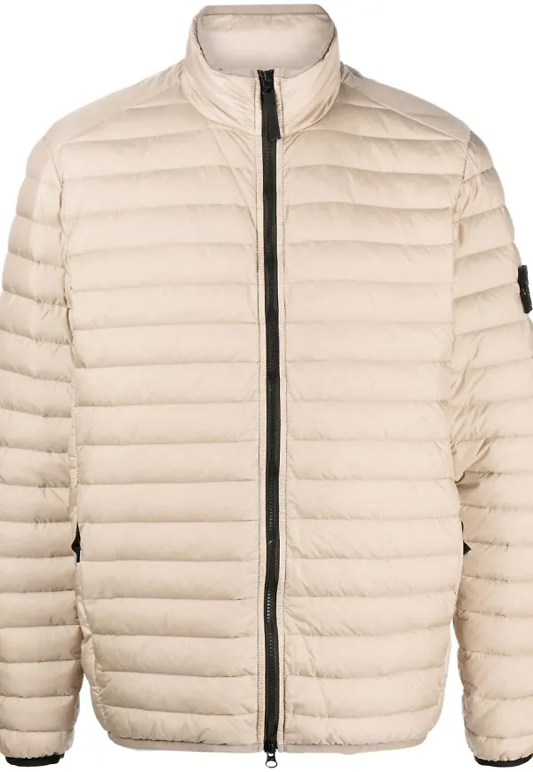 Stone Island packbar fodrad jacka - Neutral