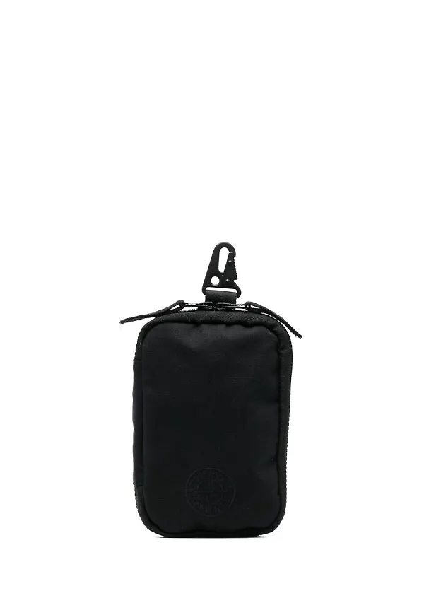 Stone Island pouch med dragkedja - Svart