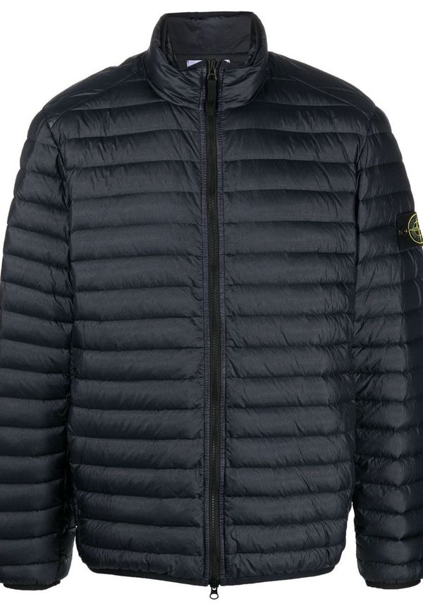 Stone Island puffjacka med kompassmärke - Blå