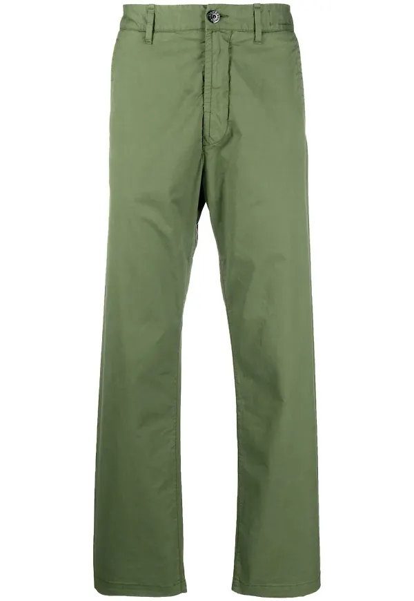 Stone Island raka byxor - Grön