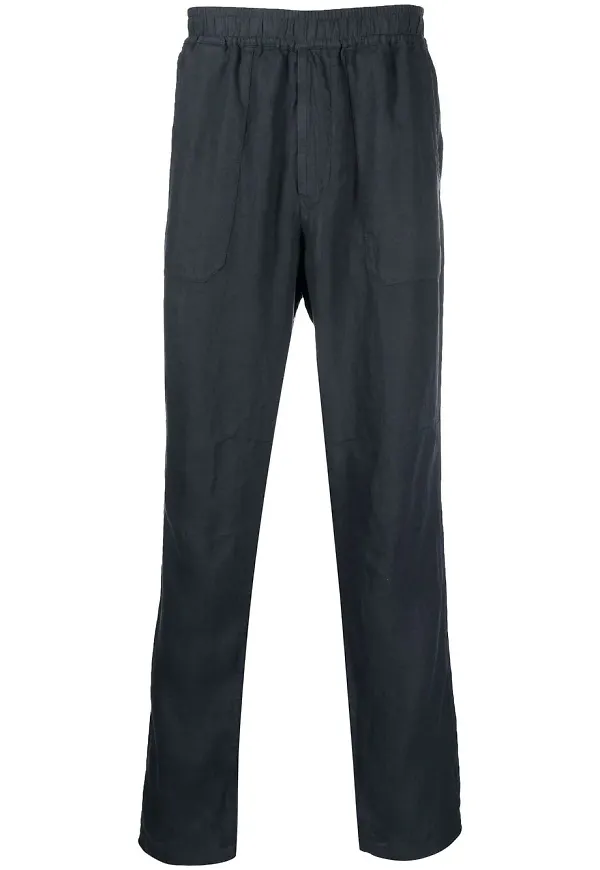 Stone Island raka byxor med logotyp - Blå