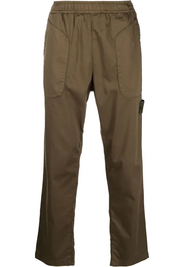 Stone Island raka trackpants - Grön