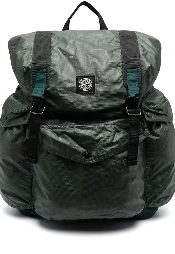 Stone Island ryggsäck med dragsko - Grön