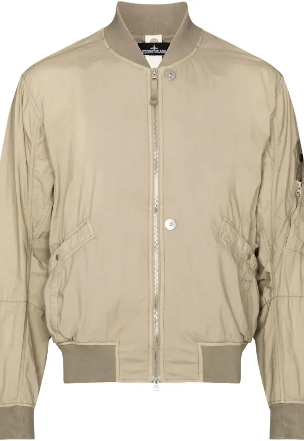Stone Island Shadow Project bomberjacka med dragkedja - Neutral