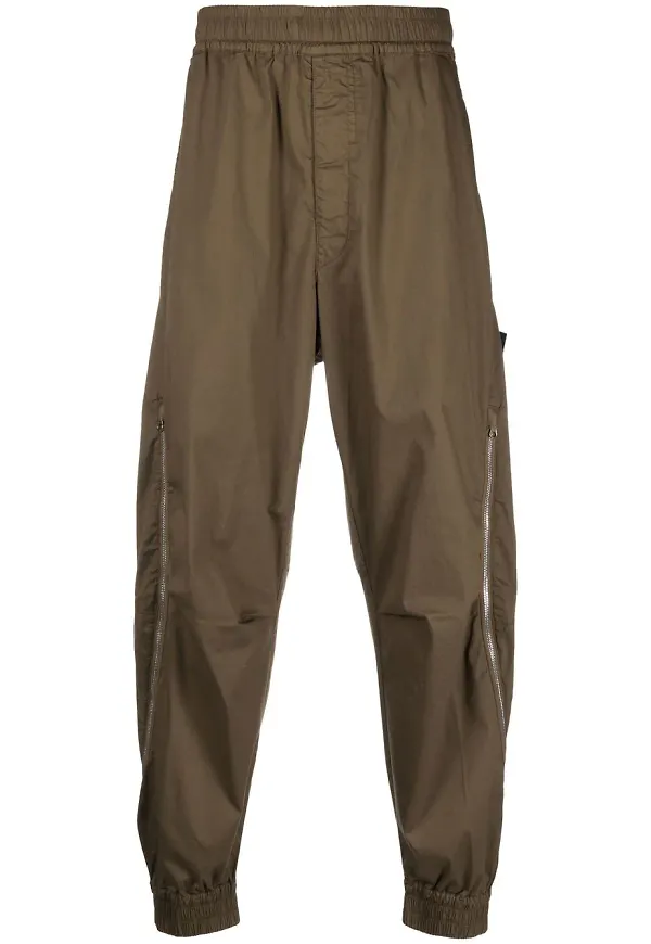 Stone Island Shadow Project byxor med kompassmärke - Grön