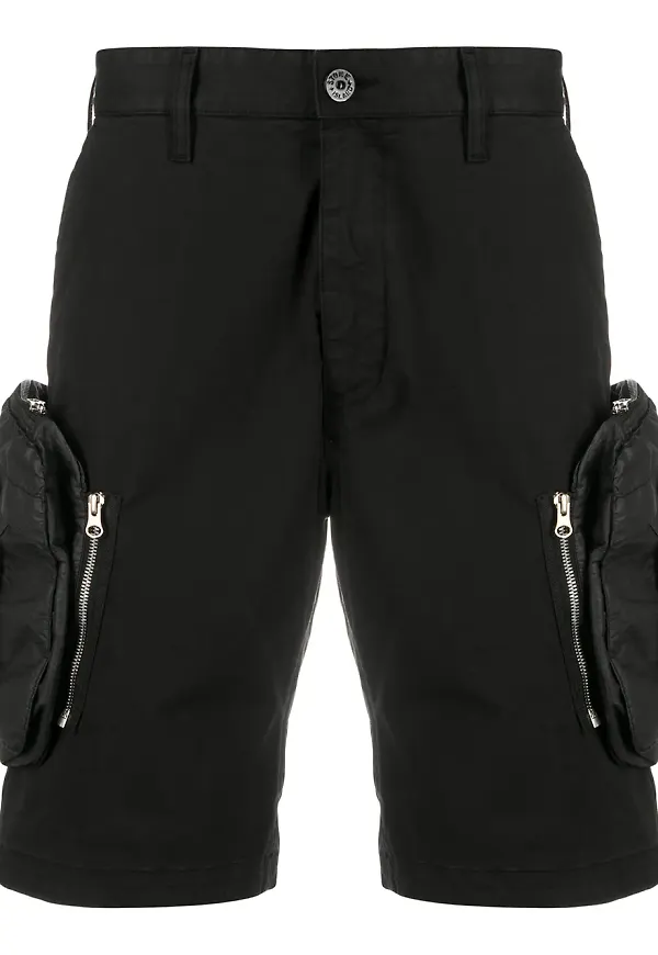 Stone Island Shadow Project cargoshorts - Svart