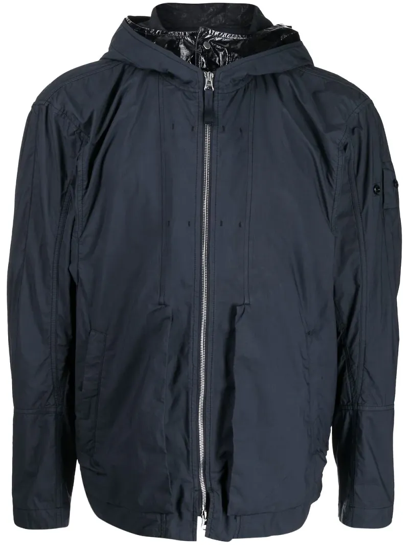Stone Island Shadow Project jacka med huva - Blå