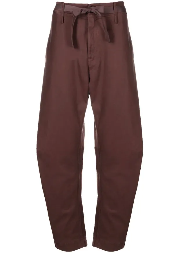 Stone Island Shadow Project raka byxor i stretch - Brun