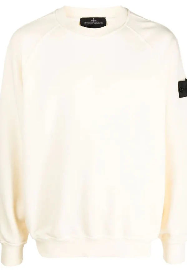 Stone Island Shadow Project tröja med logotypmärke - Neutral