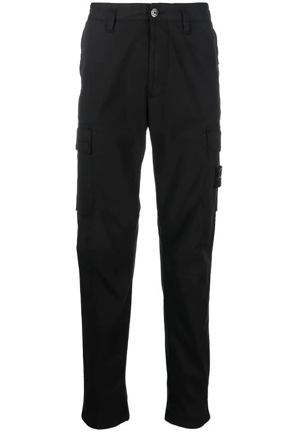 Stone Island slacks med kompass - Svart