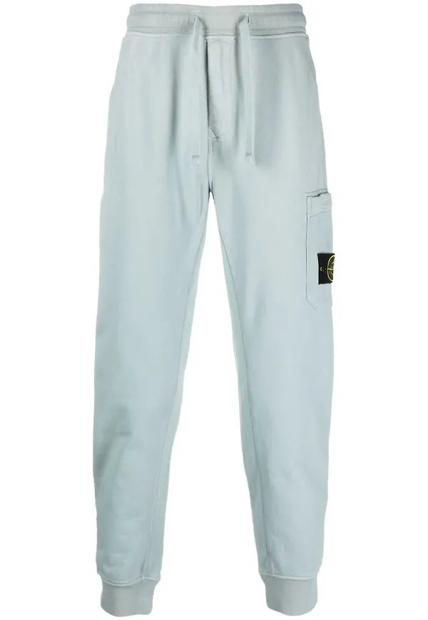 Stone Island sweatpants med ficka - Blå