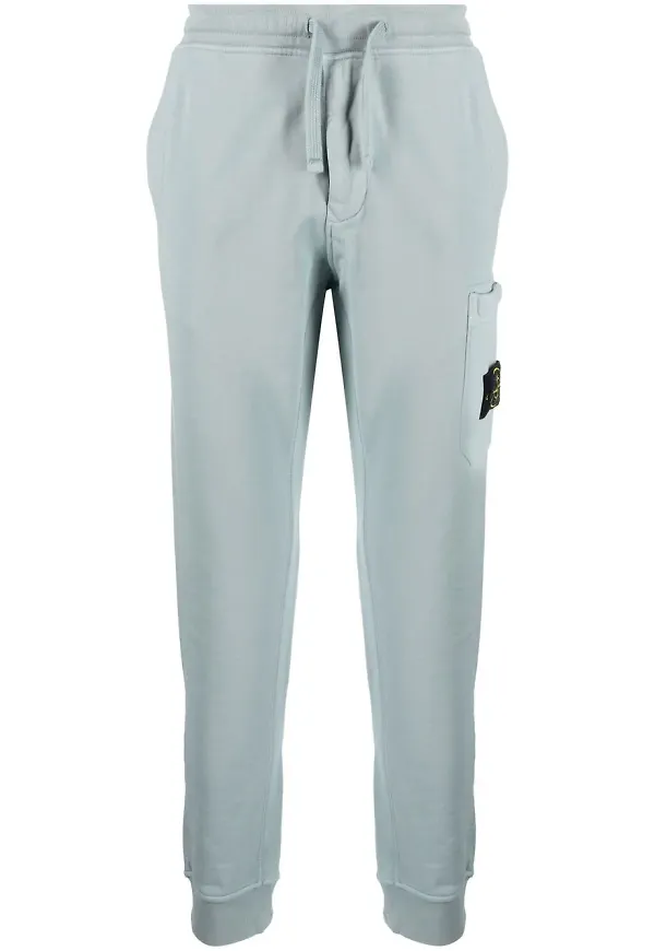 Stone Island sweatpants med kompassmärke - Blå