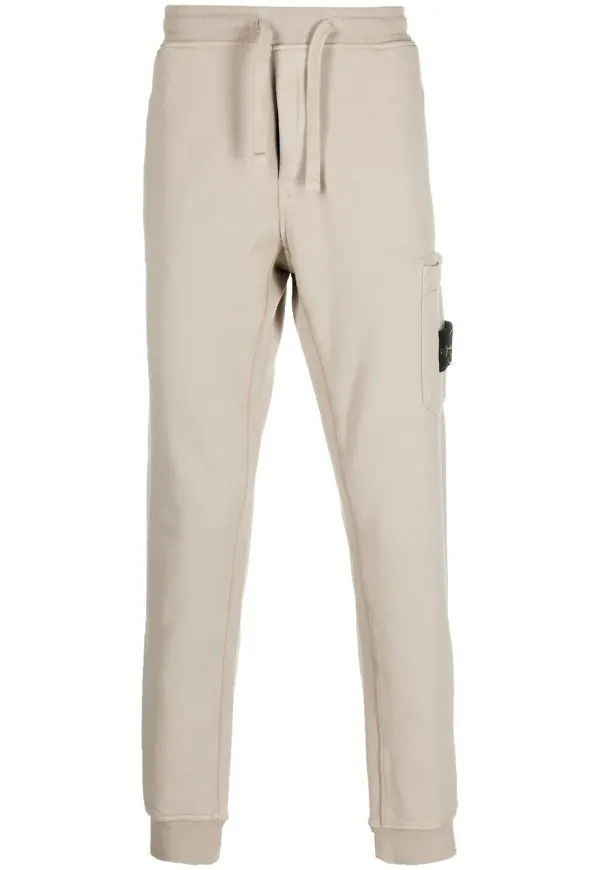 Stone Island sweatpants med kompassmärke - Brun