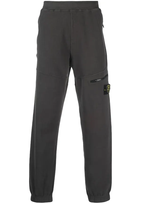 Stone Island sweatpants med kompassmärke - Grå