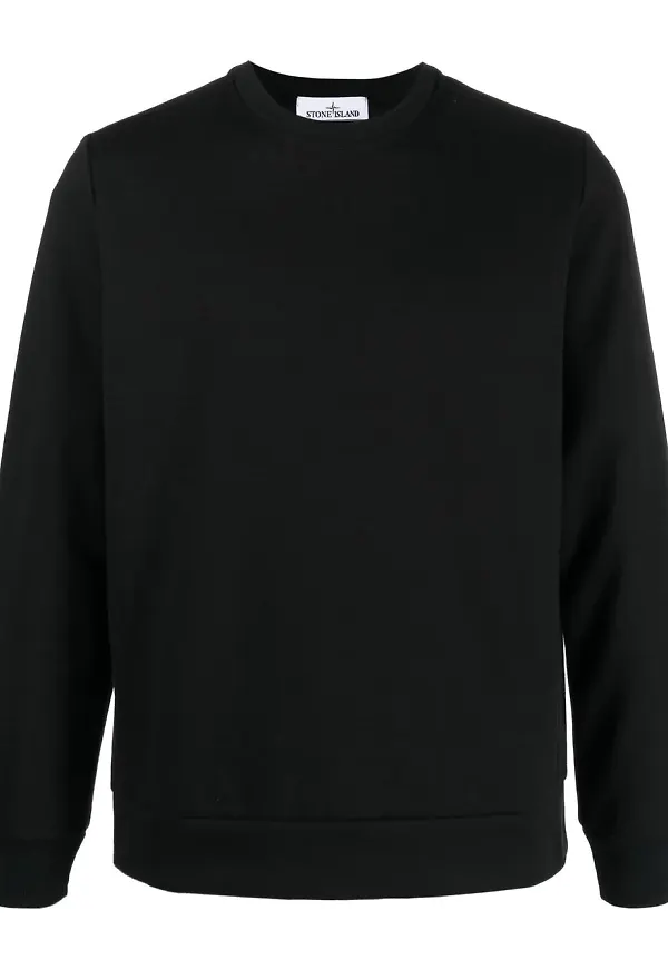 Stone Island sweatshirt med kompass - Svart