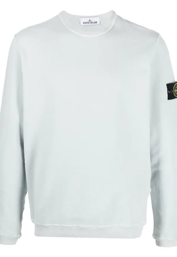 Stone Island sweatshirt med kompassmärke - Grå