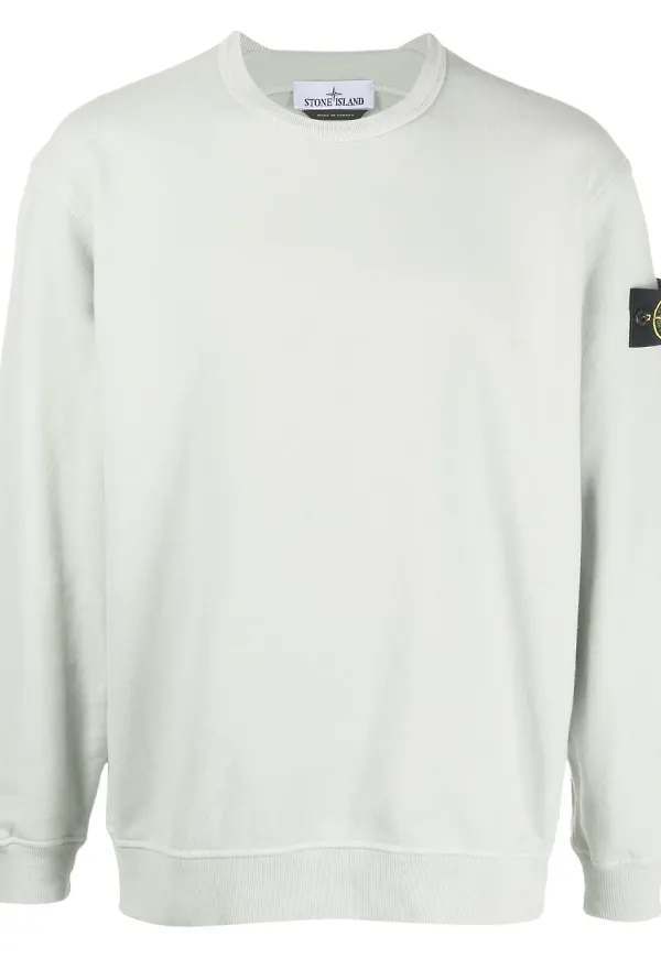 Stone Island sweatshirt med kompassmärke - Grå