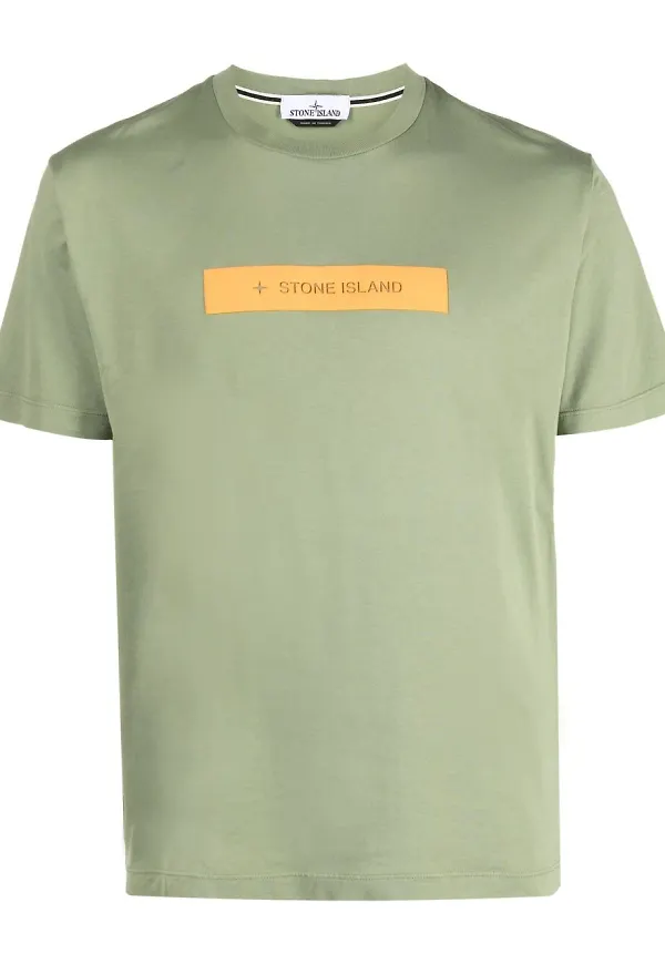 Stone Island sweatshirt med kompassmärke - Grön