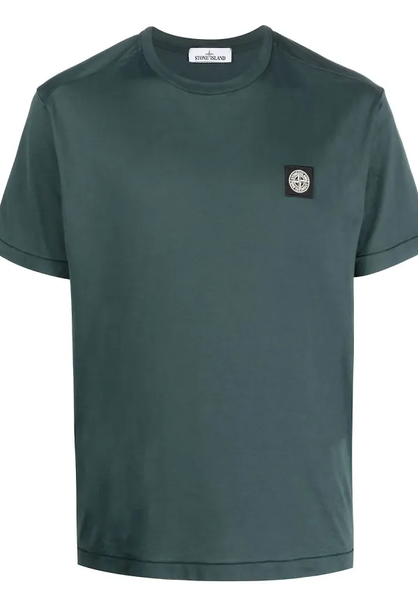 Stone Island t-shirt med kompass - Grön