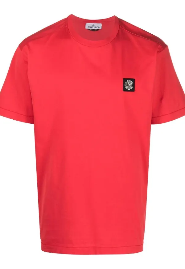 Stone Island t-shirt med kompass - Röd