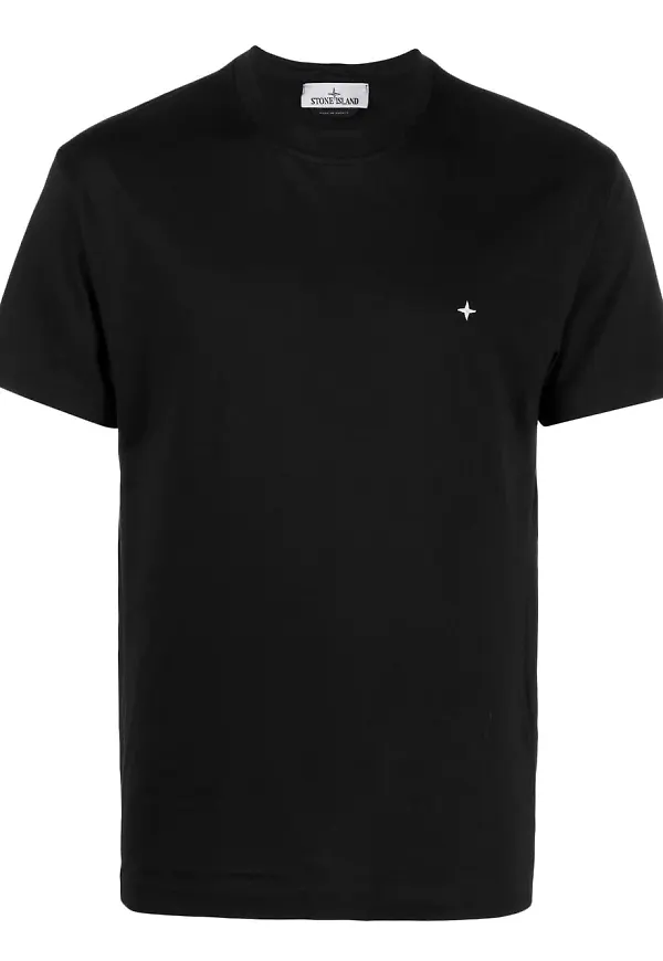 Stone Island t-shirt med kompassmotiv - Svart