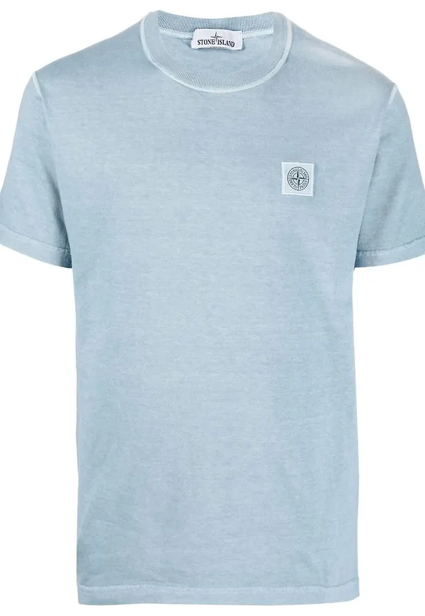 Stone Island t-shirt med kompassmärke - Blå