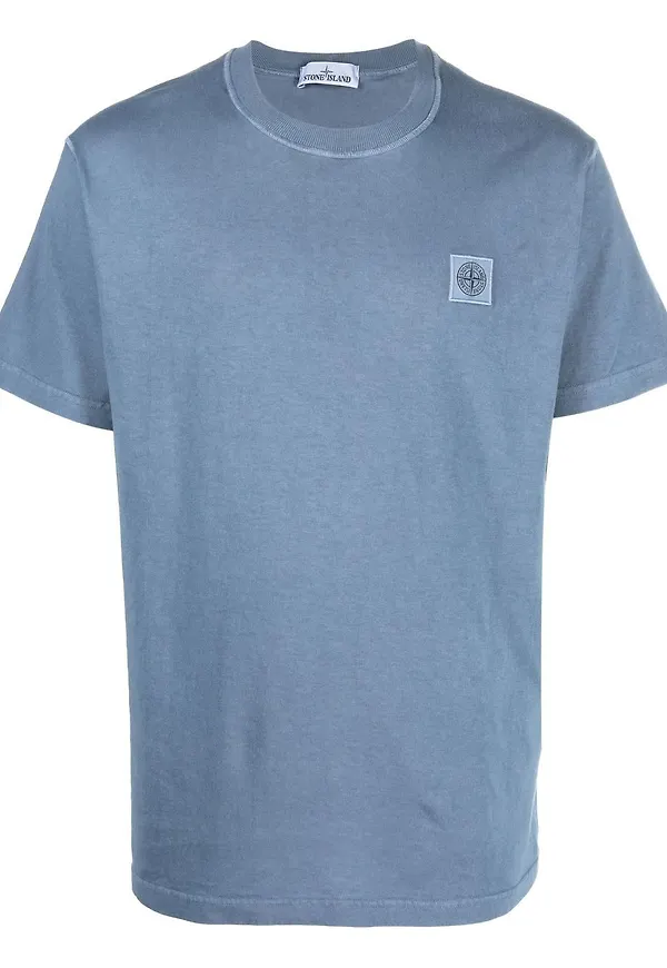 Stone Island t-shirt med kompassmärke - Blå