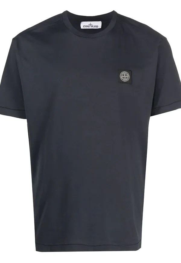 Stone Island t-shirt med kompassmärke - Blå