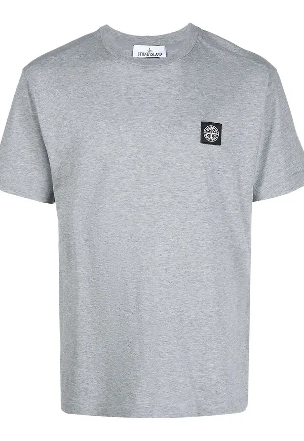 Stone Island t-shirt med kompassmärke - Grå