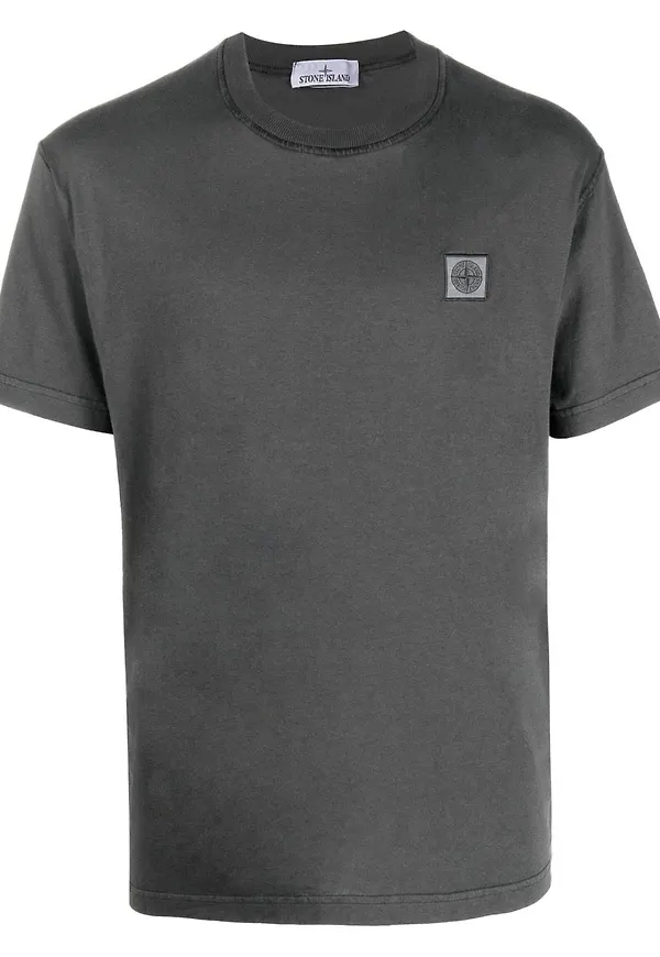 Stone Island t-shirt med kompassmärke - Grå