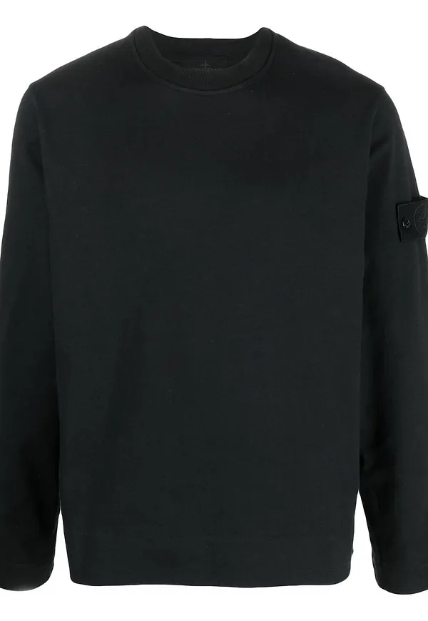 Stone Island tröja med kompass - Svart