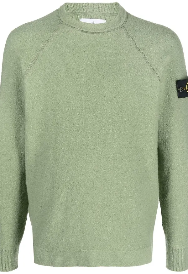 Stone Island tröja med kompassmotiv - Grön