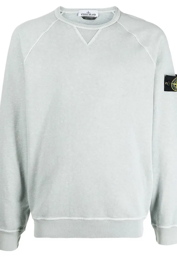 Stone Island tröja med kompassmärke - Blå