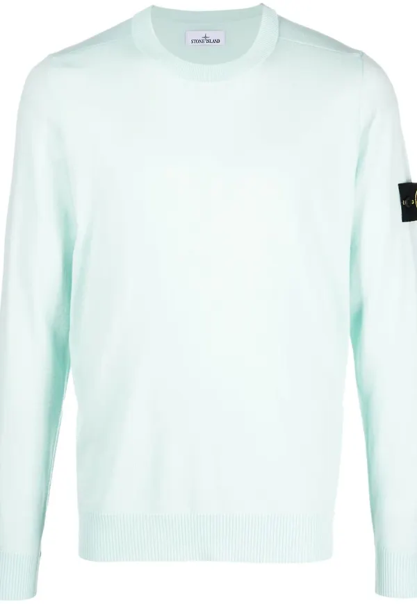 Stone Island tröja med kompassmärke - Blå