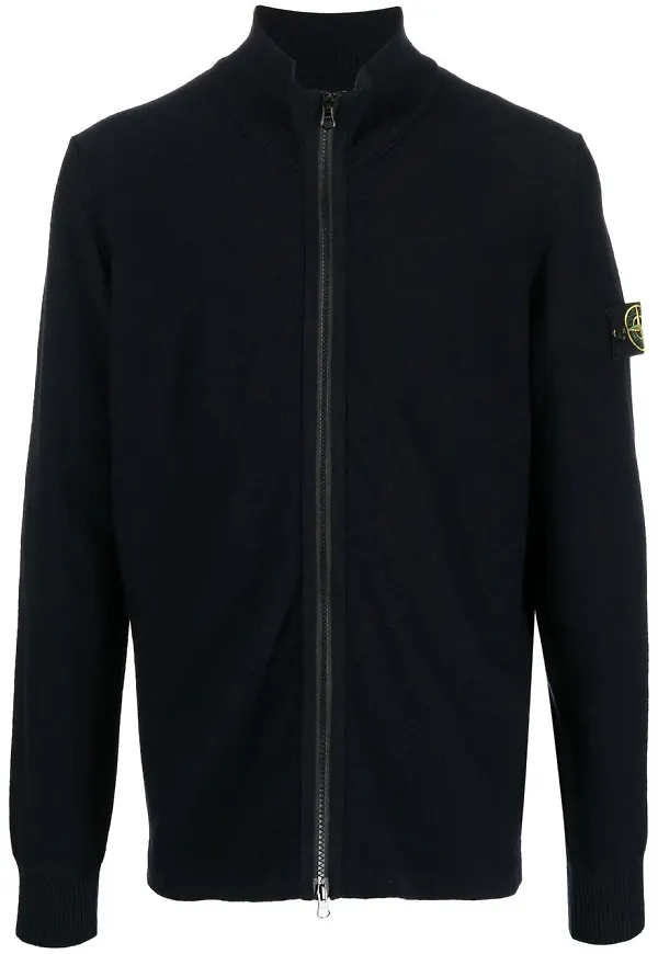 Stone Island tröja med kompassmärke - Blå