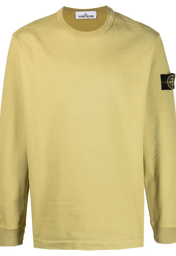Stone Island tröja med kompassmärke - Grön
