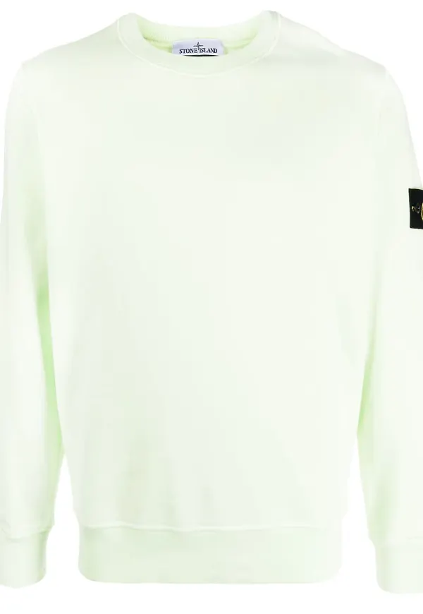 Stone Island tröja med kompassmärke - Grön
