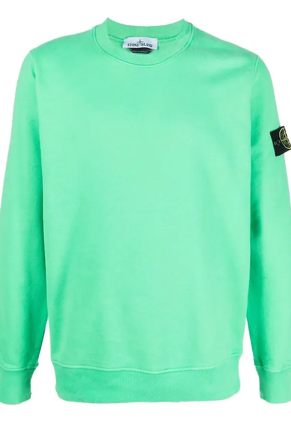Stone Island tröja med kompassmärke - Grön