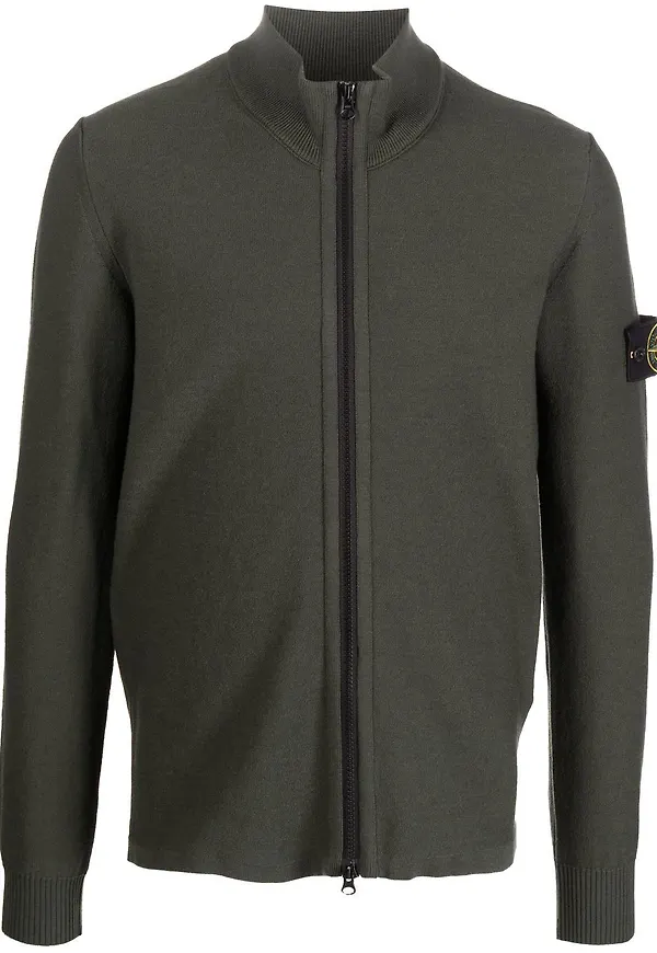 Stone Island tröja med kompassmärke - Grön