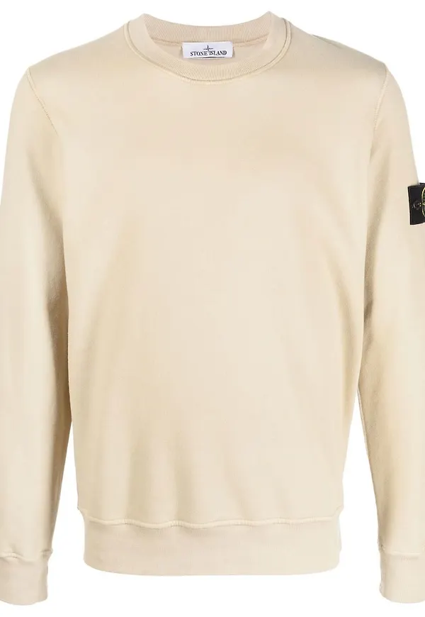 Stone Island tröja med kompassmärke - Neutral