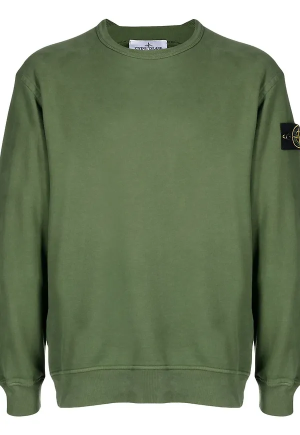 Stone Island tröja med logotyp - Grön