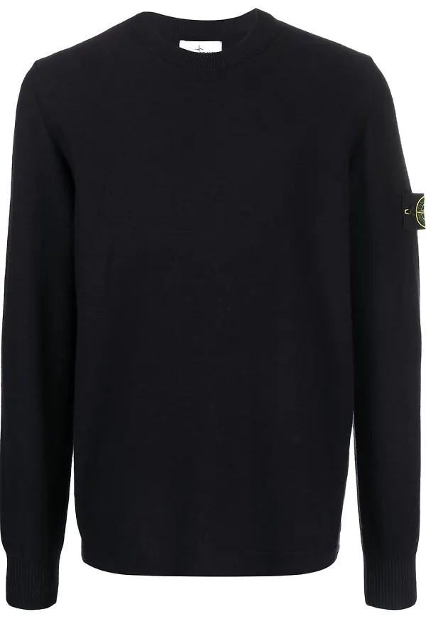 Stone Island tröja med märke - Blå